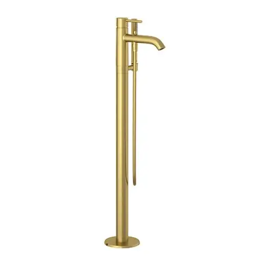 KLUDI BOZZ Stand Wannenfüll- und Brause-Einhandmischer brushed gold, 38590N076, Artikel in Kategorie